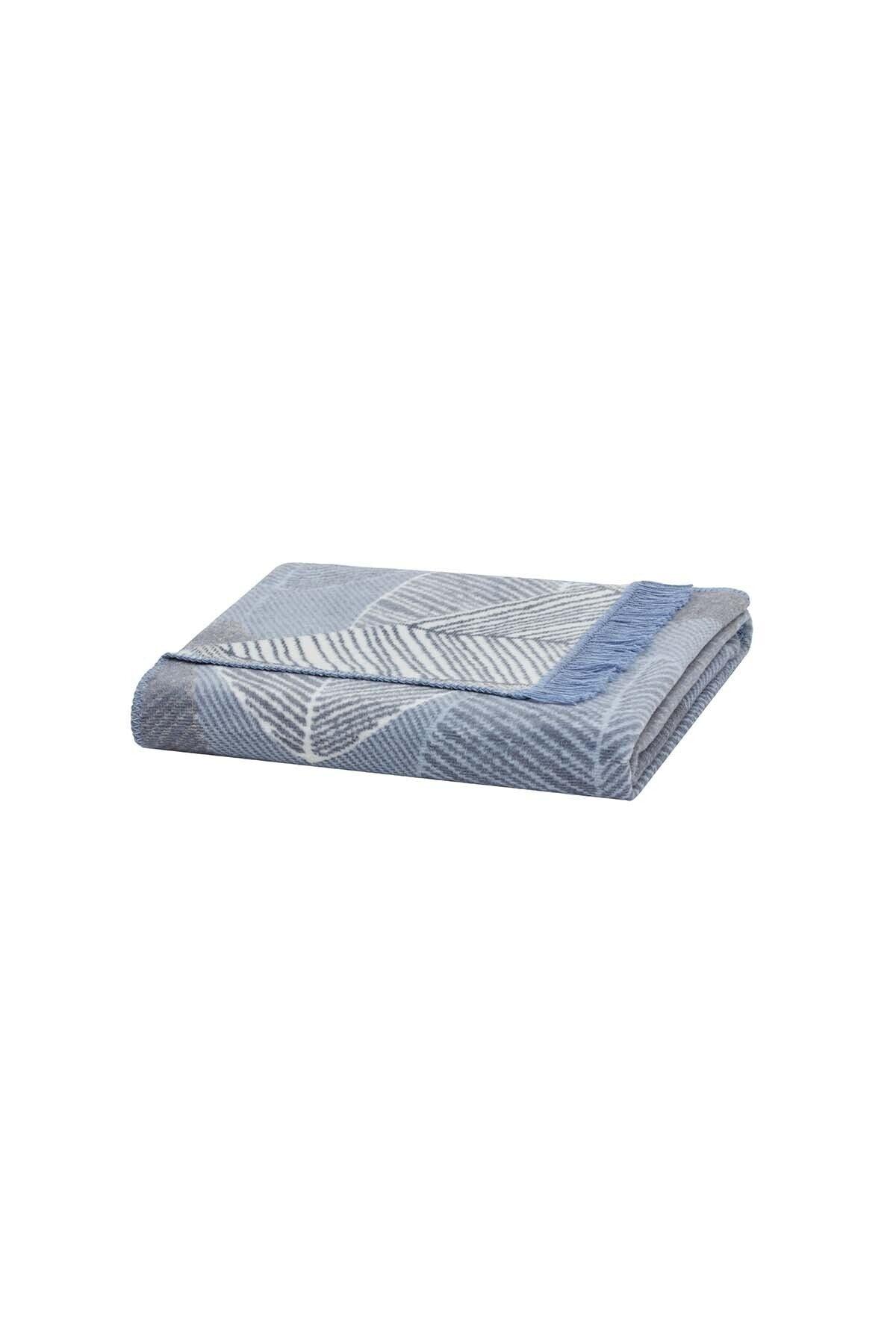 Dona Double Cotton Blanket - Blue - Swordslife