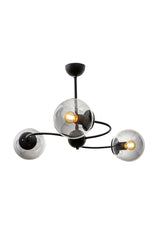 Mobile 3rd Black Smoked Glass Chandelier - Swordslife