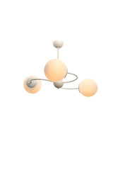 Tropical 3rd White -white Glass Chandelier - Swordslife