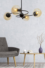 Mobile 4th Black-honey Glass Chandelier - Swordslife