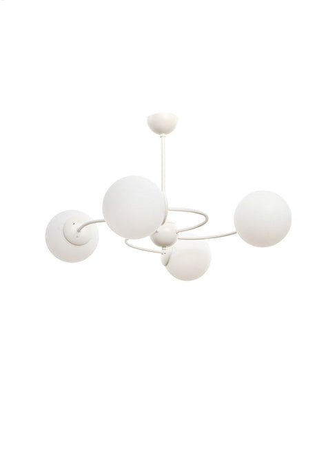 Mobile 4th White-white Glass Chandelier - Swordslife