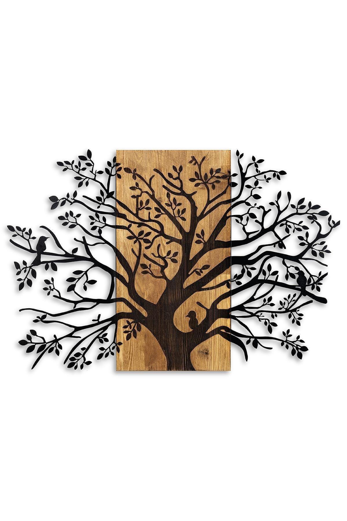 Doreart Poplar Wood & Metal Wall Painting, Home Office Wall Board - Swordslife