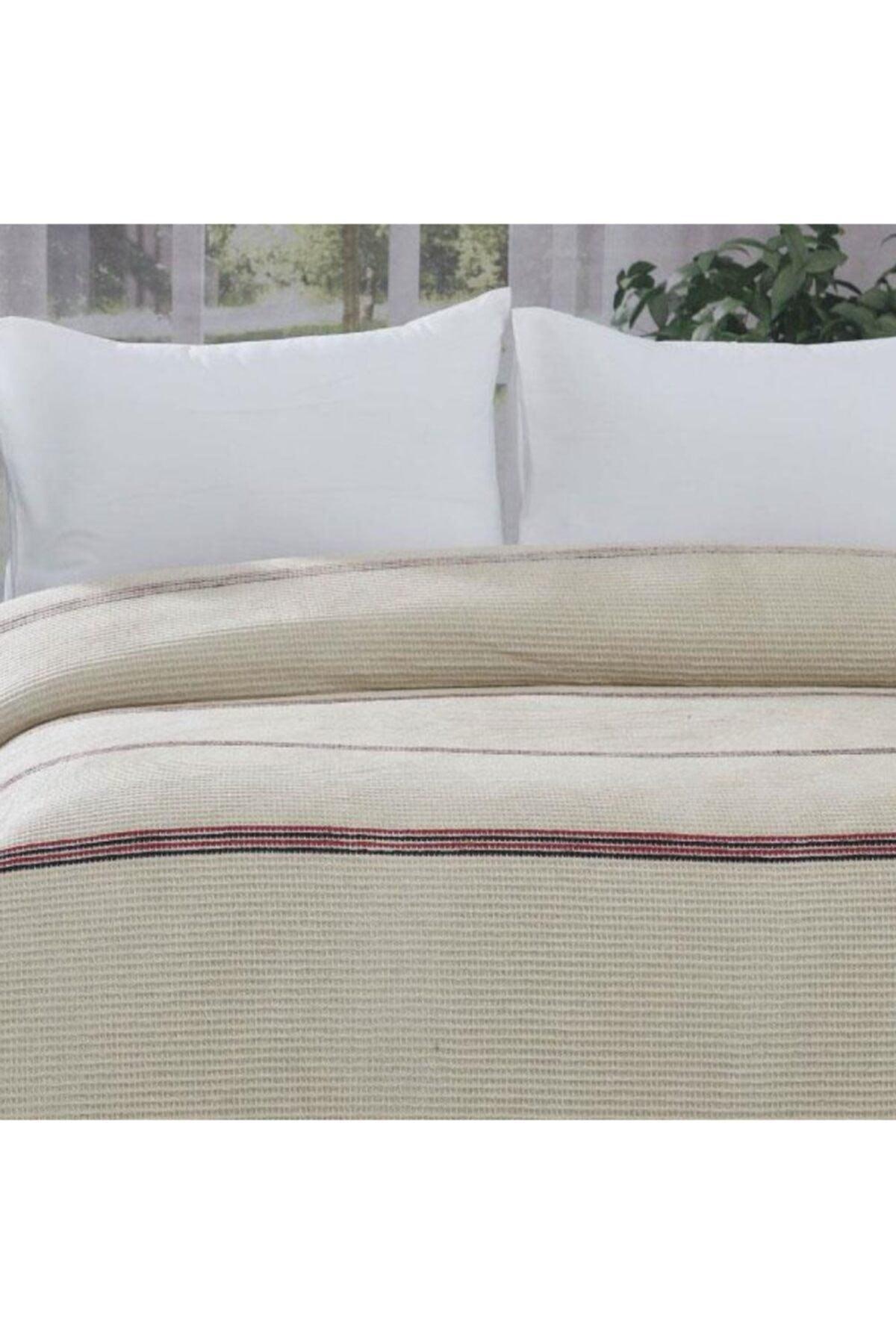 Four Seasons Blanket Pique Single Striped Cream Double - Swordslife