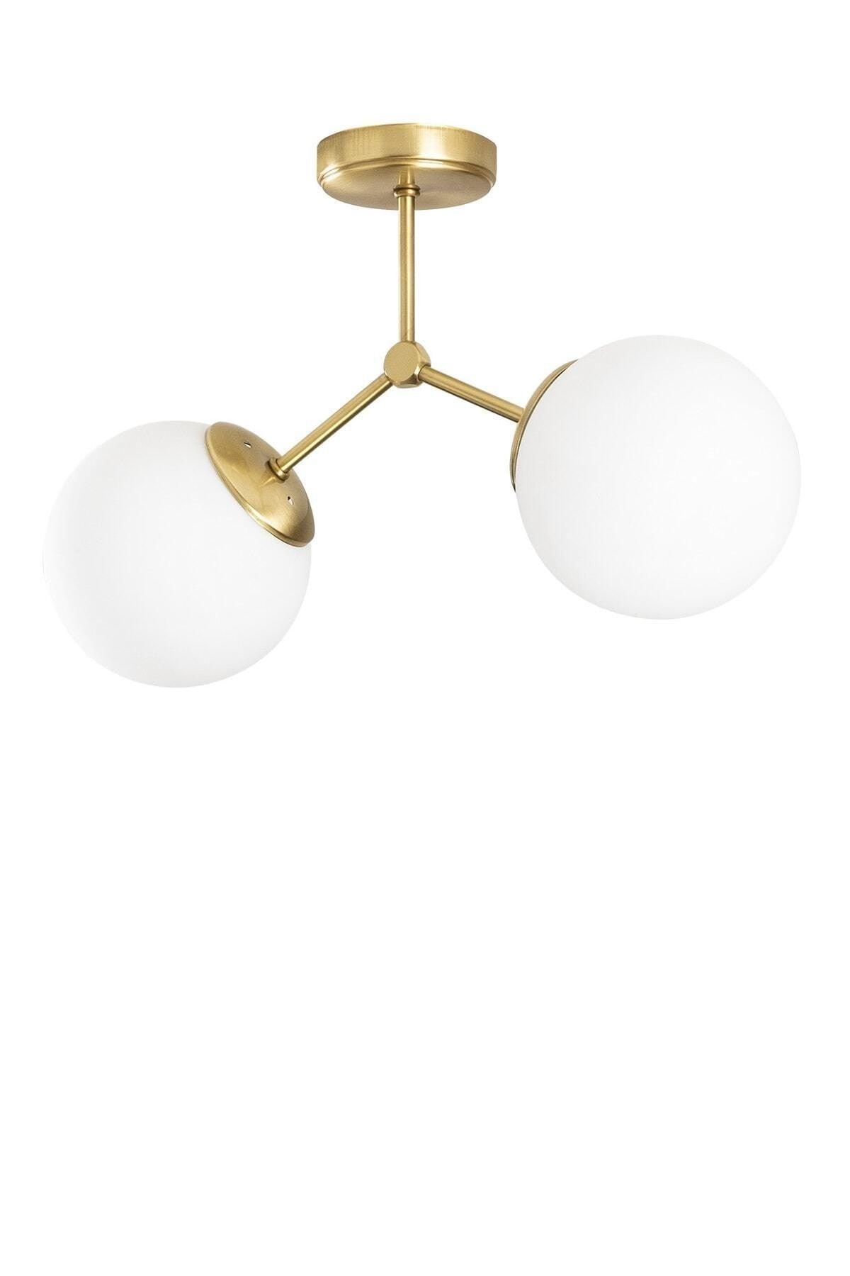 Binary Tumbled Modern Acrobat Model White Globe Glass Chandelier - Swordslife