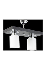 Dual Modern Sport Model Rectangle Tray Black Chandelier - Swordslife