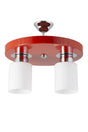 Binary Modern Sports Pattern Round Tray Red Chandelier - Swordslife