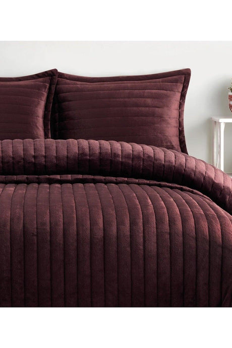 Doux Dark Chocolate Bedspread Set - Swordslife