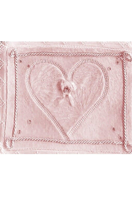 Dowry Velvet Heart Embroidered Powder 3pcs