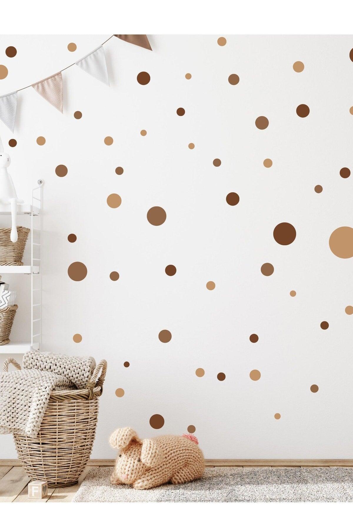 Dreamwallart Brown Dots Wall Sticker - Swordslife