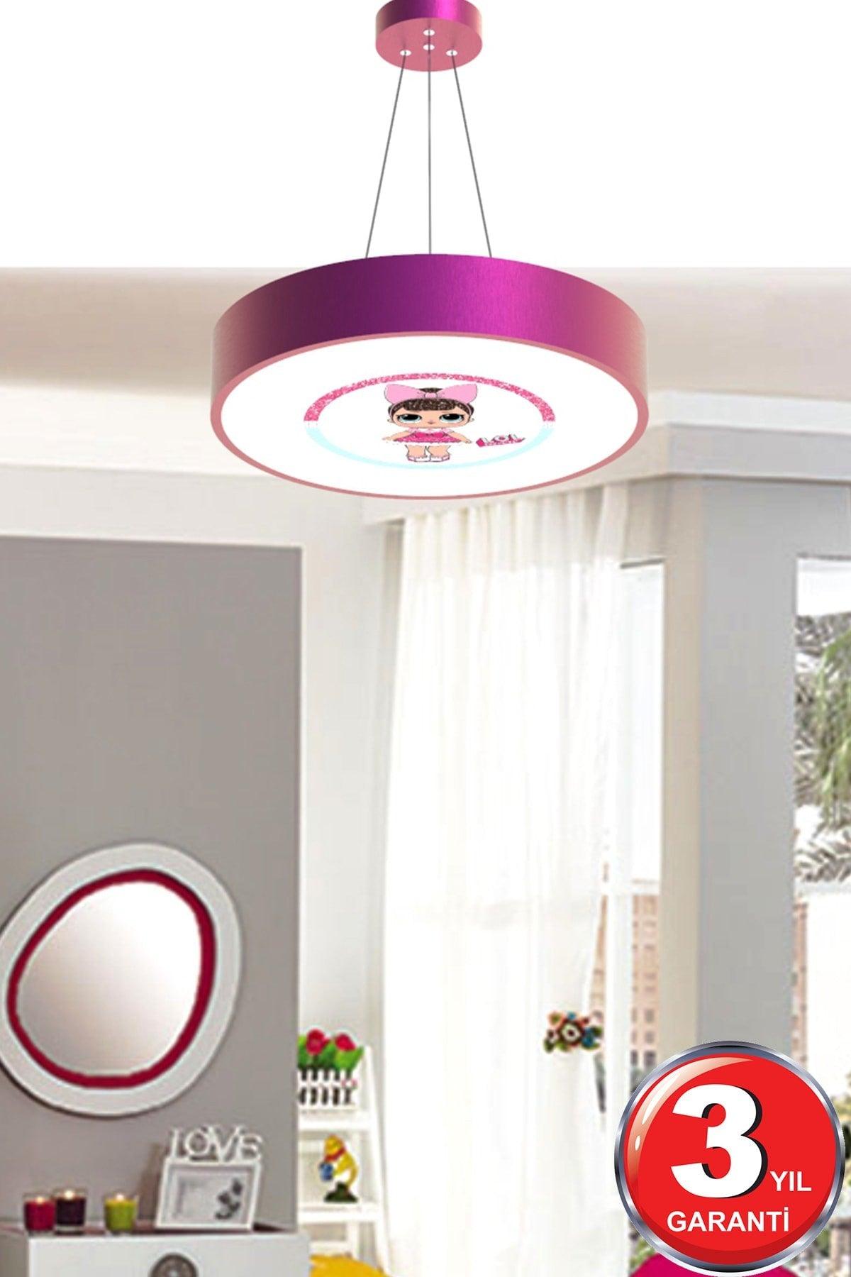 Drum-40 cm Lol Modern Led Kids Room Led Chandelier - Swordslife