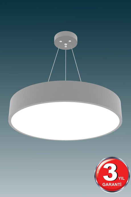 Drum-40 (Grey Case, Daylight) Led Modern Led Chandelier - Swordslife