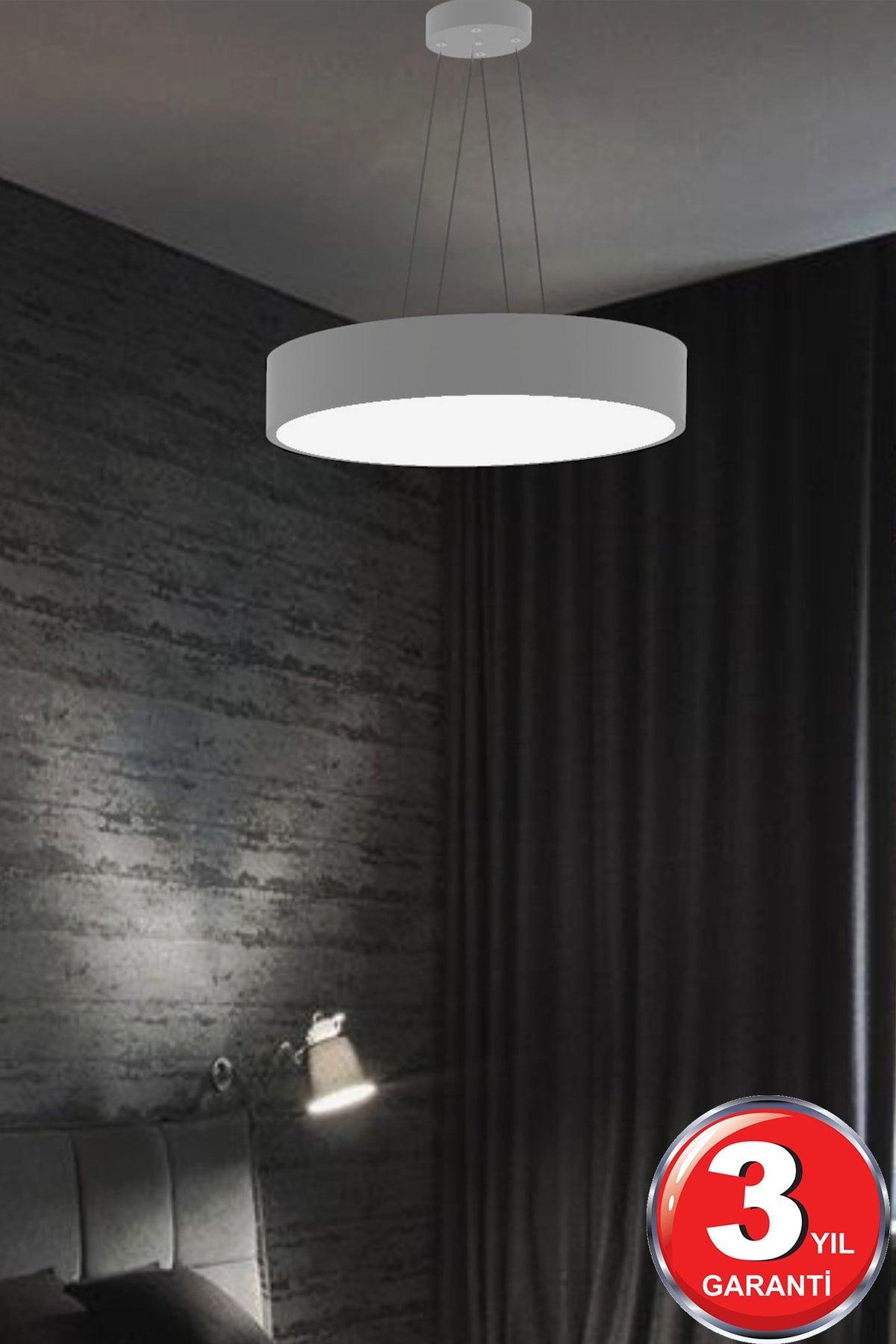 Drum-40 (Grey Case, Daylight) Led Modern Led Chandelier - Swordslife