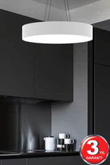 Drum 40cm (White Case, Daylight) Led Pendant Lamp Led Chandelier - Swordslife