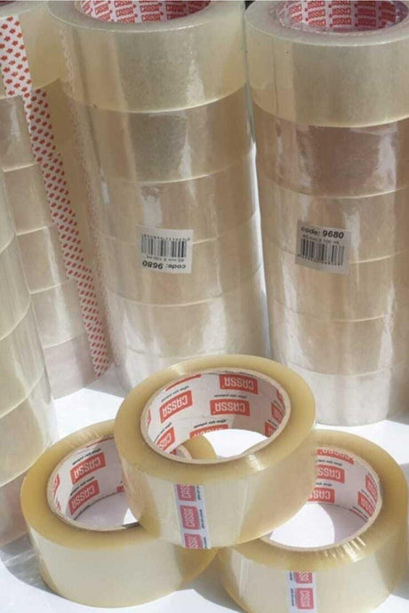 Packing Tape 45mm X 100 Mt Transparent 24 pcs A