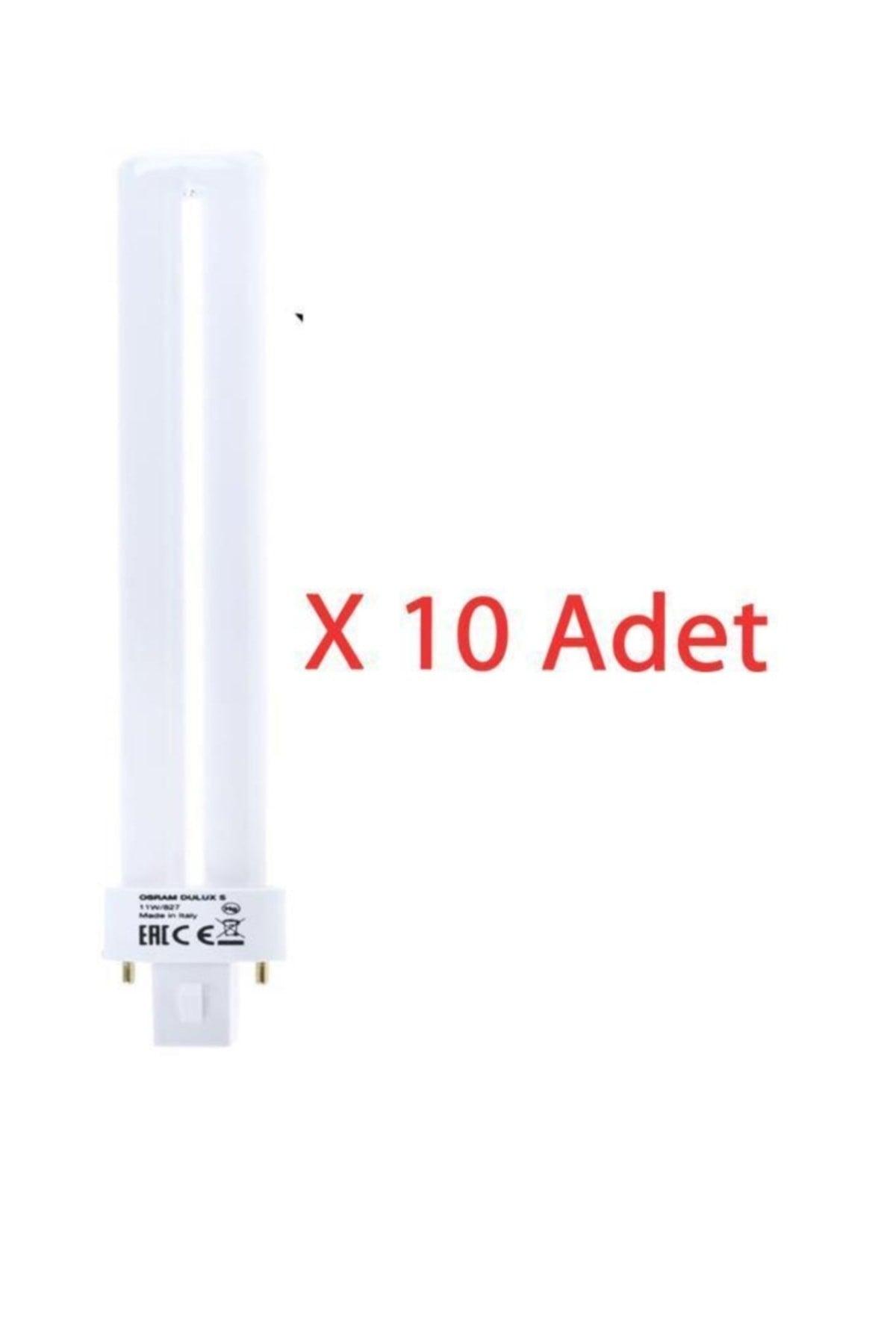 Dulux S 11w Compact Fluorescent Bulb Yellow Light 2700k 23.5 Cm (10 Pieces) - Swordslife