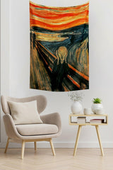 Edvard Munch Scream Wall Covering Carpet 140 X 100 Cm-70x100 Cm - Swordslife