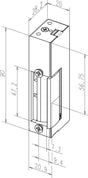 EFF EFF Electric door opener - 14 / 6-12V / Operating current / DIN: L + R - Swordslife