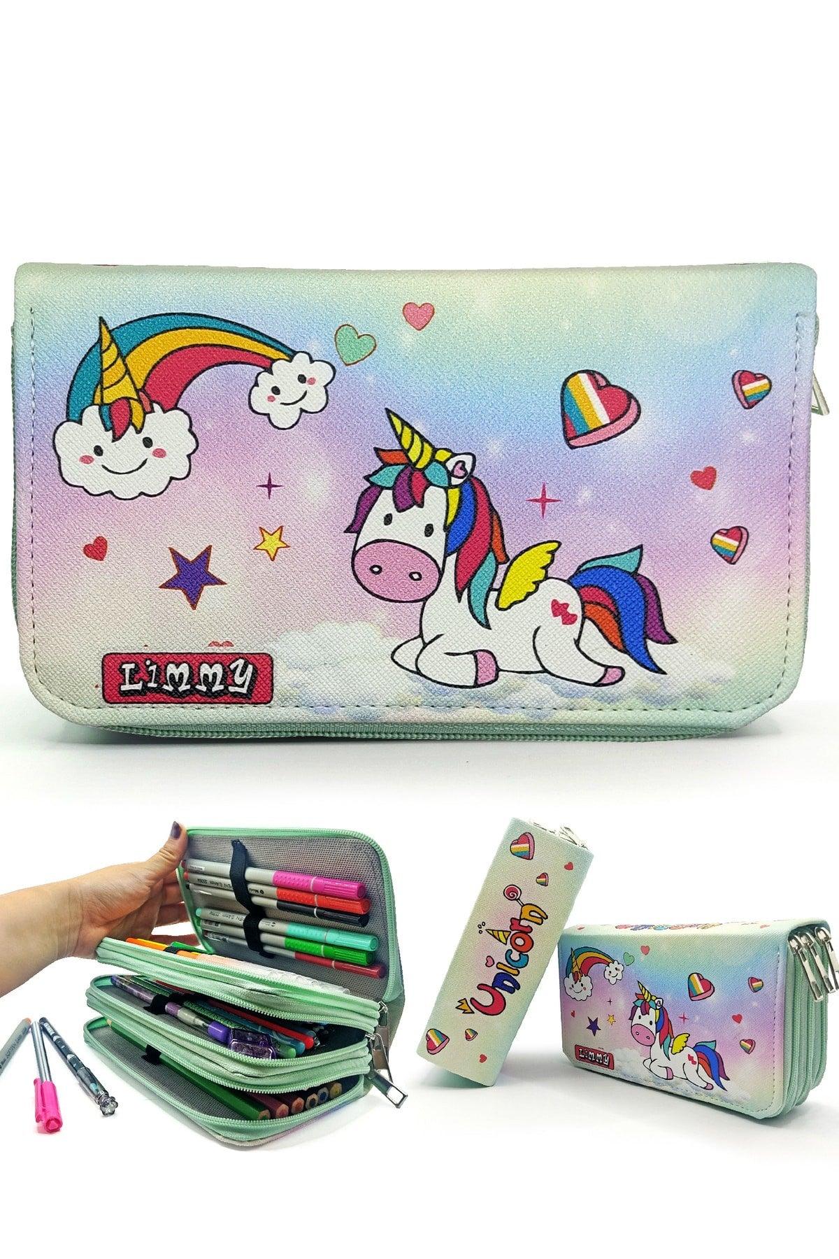 Unicorn Candy Themed Modelist Pencil Case Three