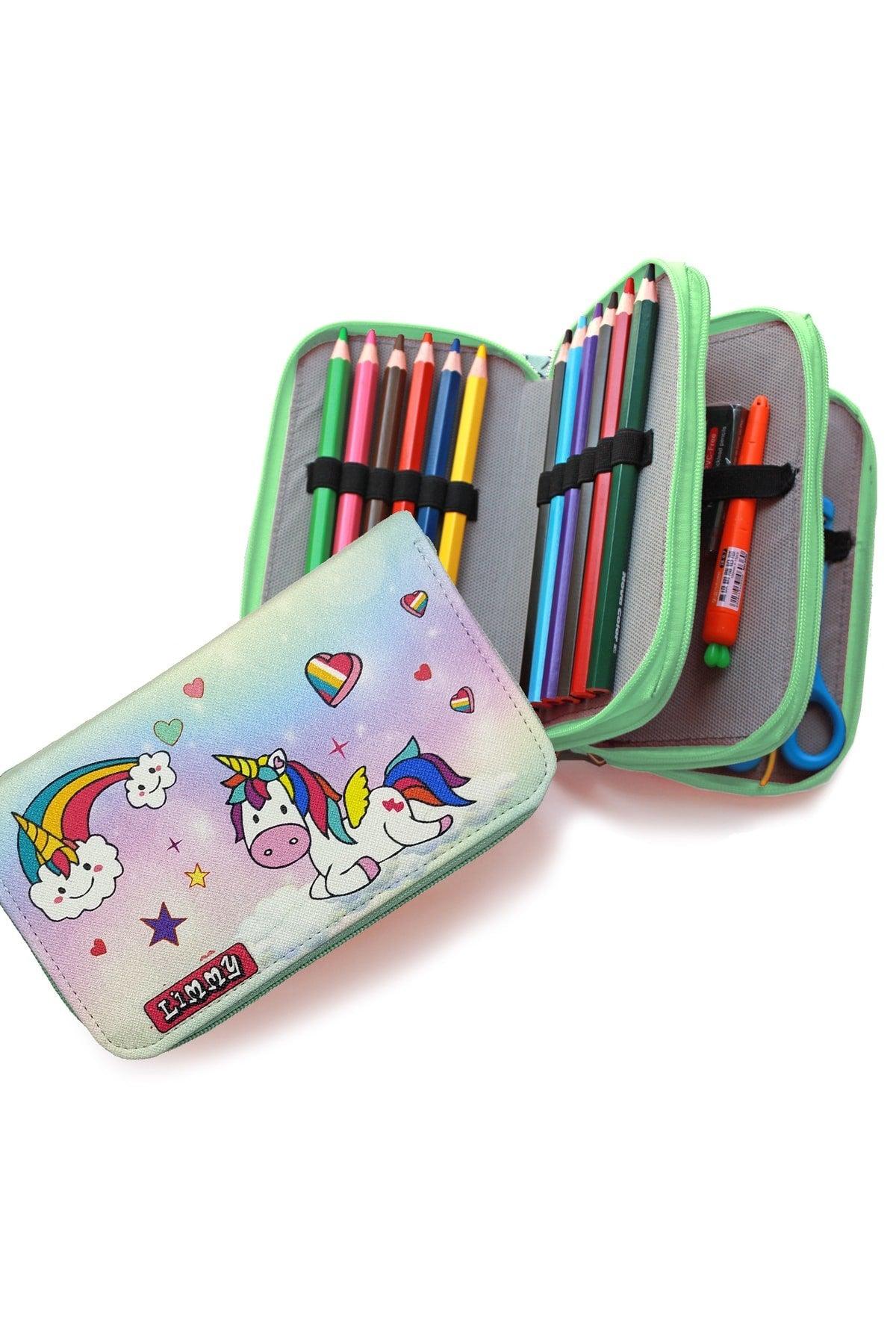 Unicorn Candy Themed Modelist Pencil Case Three