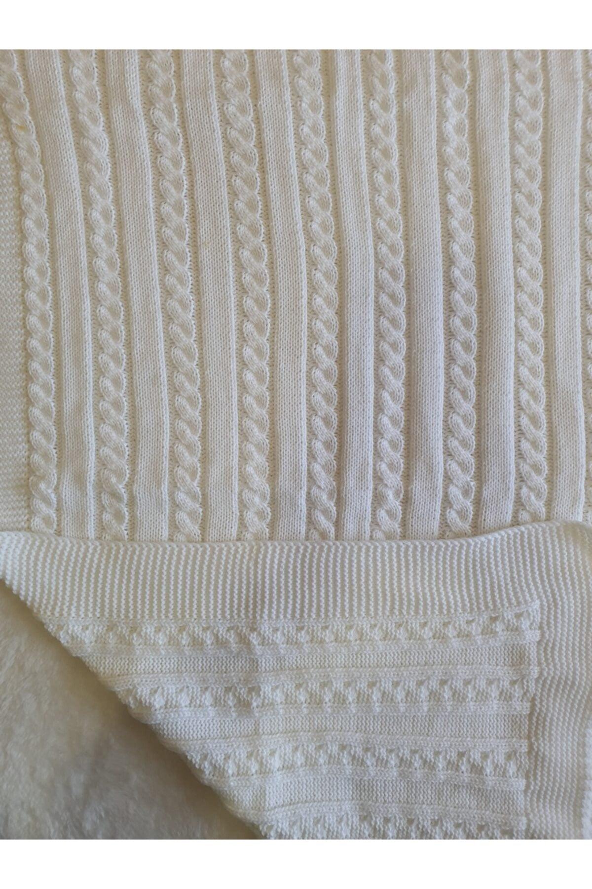 Ecru Knitwear Baby Blanket - Swordslife