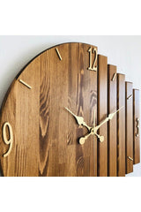 Handmade Solid Wood Wall Clock 40x40cm - Swordslife