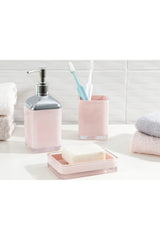 Elegance 3 Pcs Bathroom Set 17.5x6.5x6.5 Cm+9x6.5x6.5 Cm+1 Powder - Swordslife