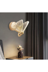 Elegance Modern Butterfly Design Wall Led Sconce Rose Gold Yellow Great Visual - Swordslife