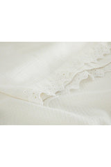 Elegancy Scalloped King Size PIKE 240x220 cm White - Swordslife