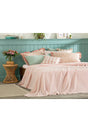 Elegancy Scalloped King Size Pike 240x220 cm Pink - Swordslife