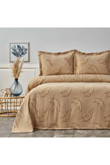 Elio Mustard Double Bedspread Set - Swordslife