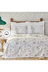 Elizia Lila 100% Cotton Double Duvet Cover & Pillow Set - Swordslife