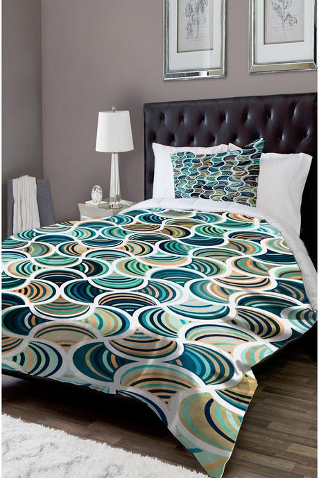 Else Patterned Single Bed Linen Duvet Cover Set Nyds-10 - Swordslife