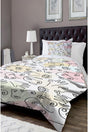 Else Patterned Single Bed Linen Duvet Cover Set Nyds-5 - Swordslife