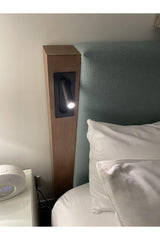 Ema Mini Black Wall Sconce Lighting Bedroom Lighting Recessed On-off Function Led Daylight 3000k - Swordslife