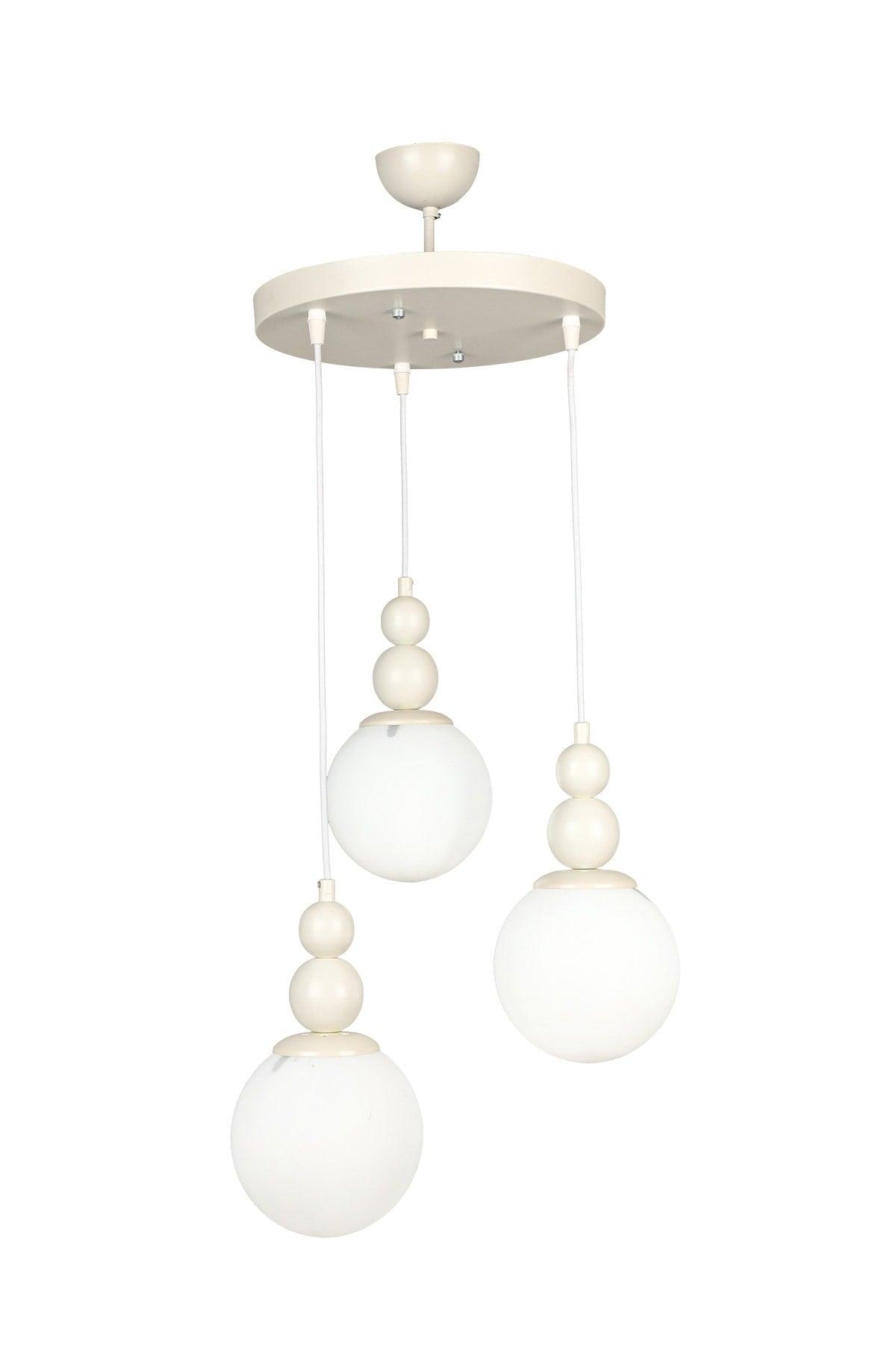 Endless 3rd Chandelier White White Glass - Swordslife