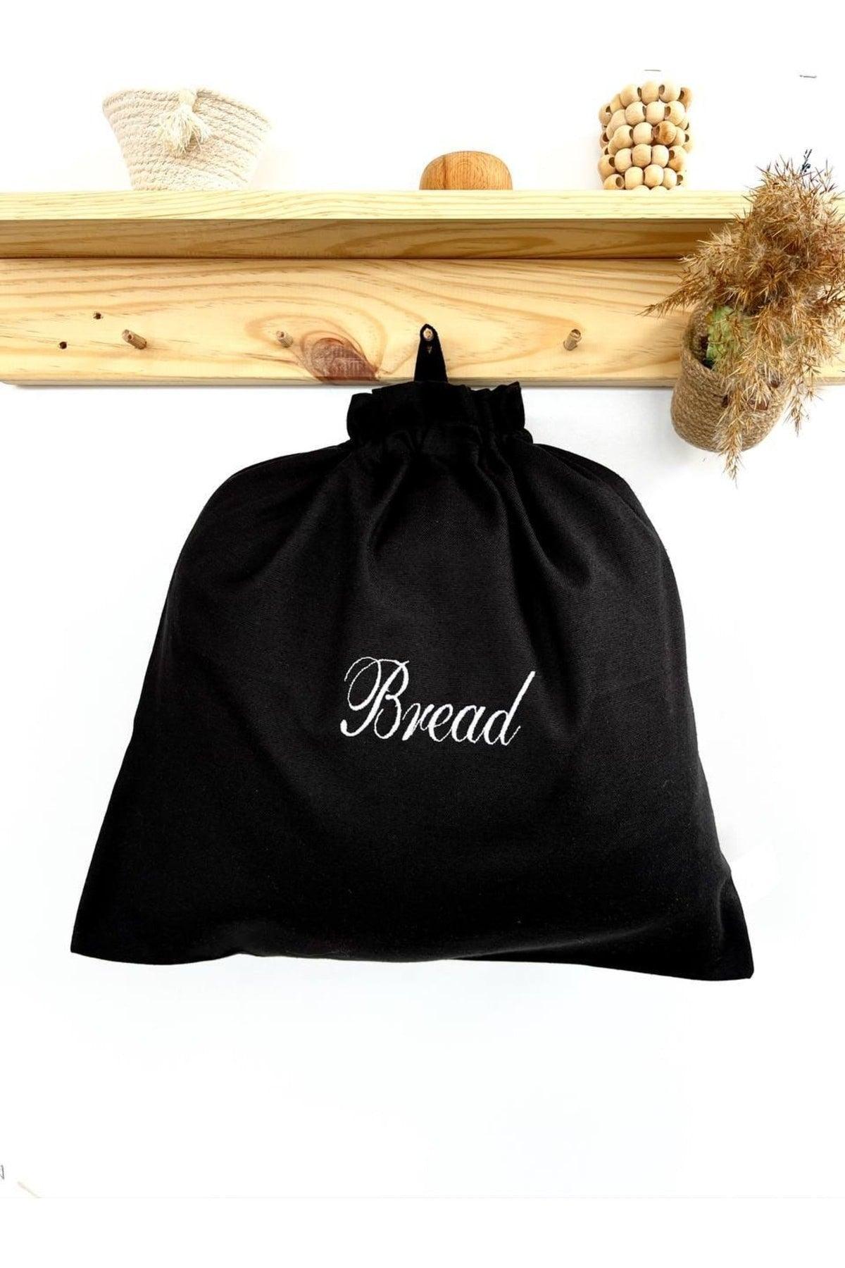 Essentials Bread Large Bread Pouch Black Handwritten - Swordslife