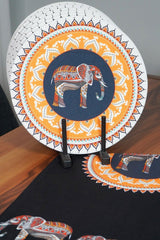 Ethnic Elephant Patterned Runner, Set of 2 Suplas - Swordslife