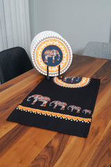 Ethnic Elephant Patterned Runner, Set of 4 Suplas - Swordslife