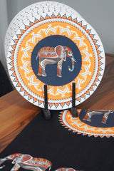 Ethnic Elephant Patterned Runner Set of 6 Suplas - Swordslife