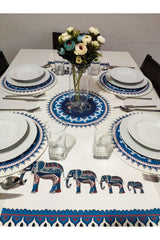 Ethnic Elephant Patterned Runner, Set of 6 Suplas - Swordslife