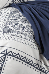 Ethnic Patterned Double 100% Cotton Duvet Cover Set - Swordslife