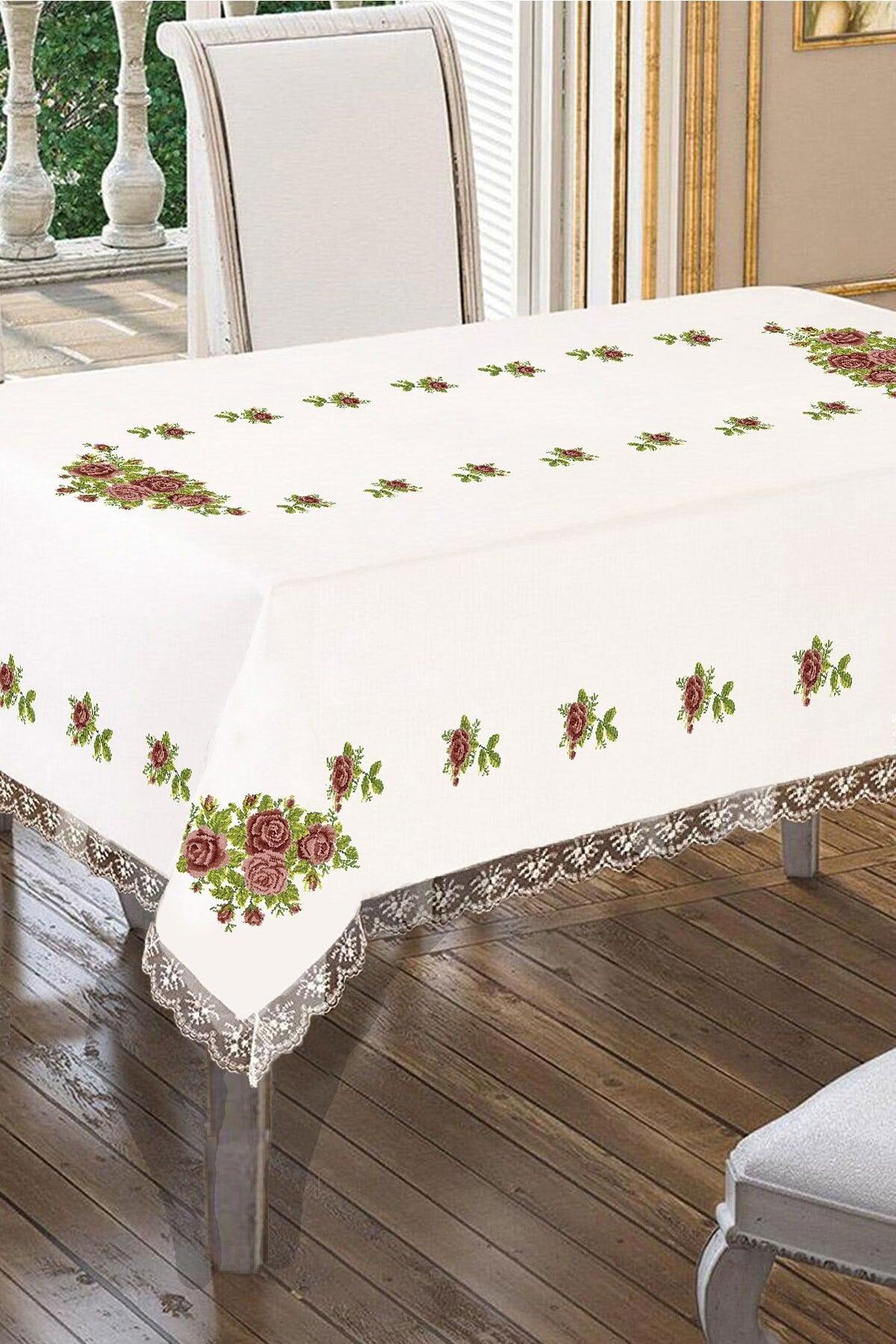 Exlusive Cross-stitch Printed Table Cloth 160x220 - Swordslife