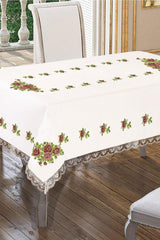 Exlusive Cross-stitch Printed Table Cloth 160x220 - Swordslife