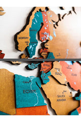 Exotic Wooden World Map - Swordslife