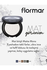 Eyeshadow - Mono Eyeshadow Satin In White No: