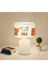 Fabric Printed Owl And Friends Kids Room Lampshade Ayd-3053 - Swordslife