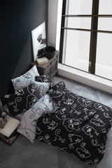 Face To Face Single Duvet Cover Set - Swordslife