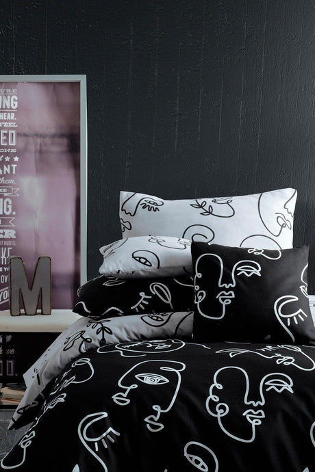 Face To Face Single Duvet Cover Set - Swordslife