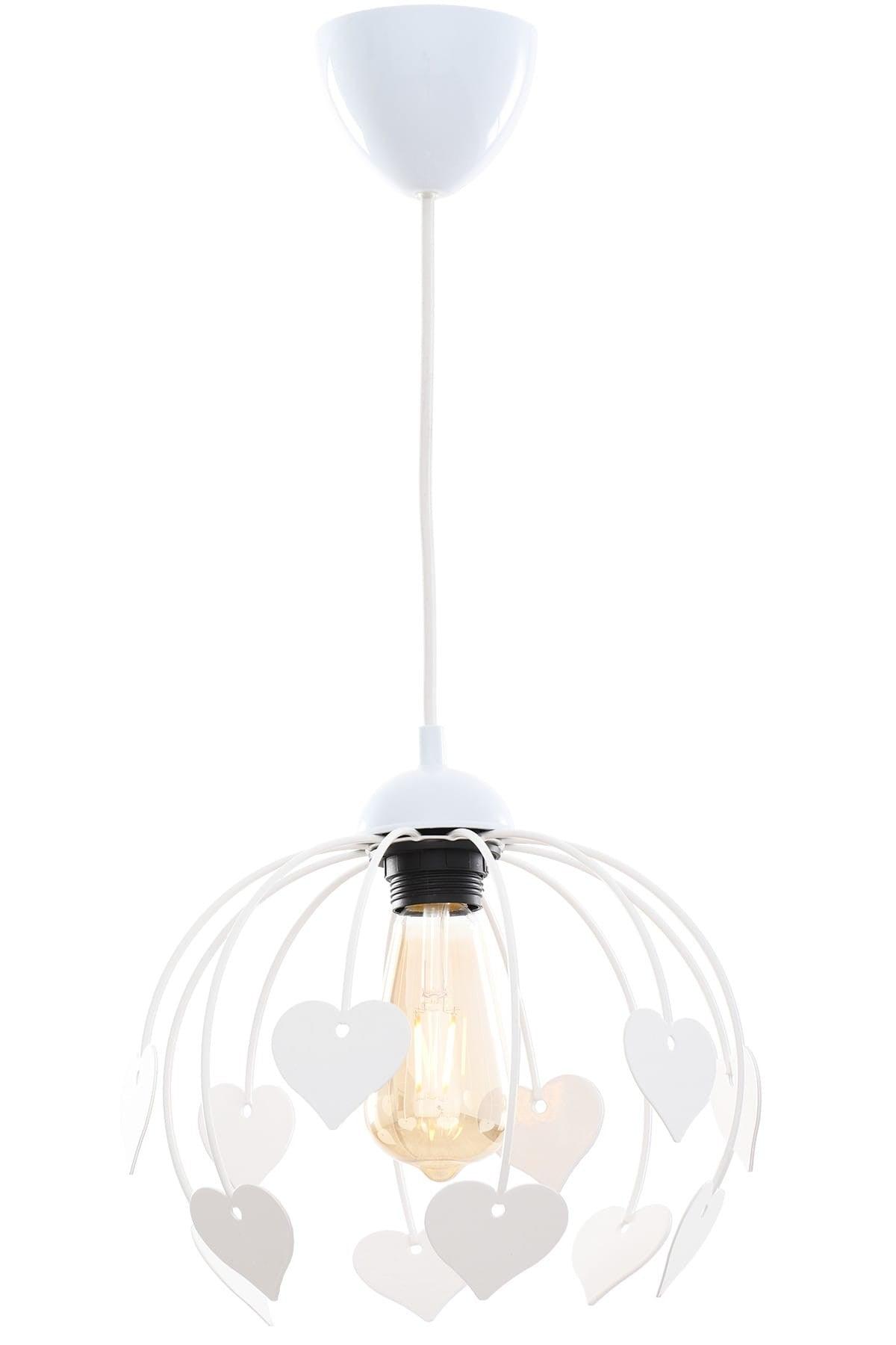 Fairy Single White Heart Chandelier - Swordslife