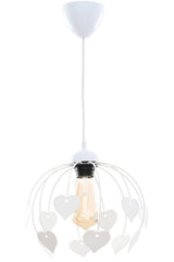 Fairy Single White Heart Chandelier - Swordslife